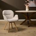 Eetkamerstoel Jesse - Stof Beige
