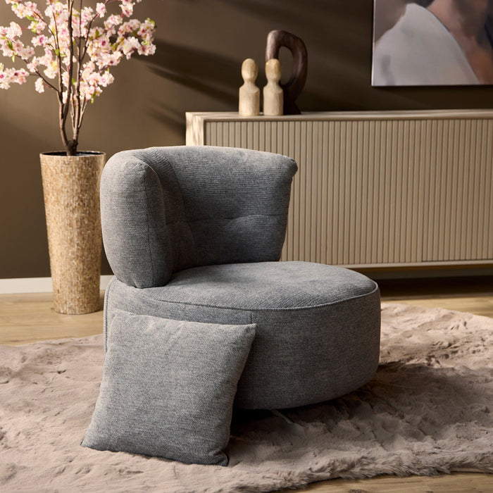 Fauteuil Fien - Stof Grijs