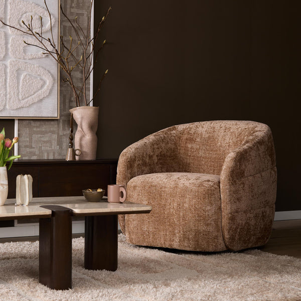 Fauteuil Yara - Cremona Stof Cinnamon