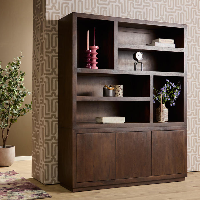 Vakkenkast Brussel | Brown 160cm
