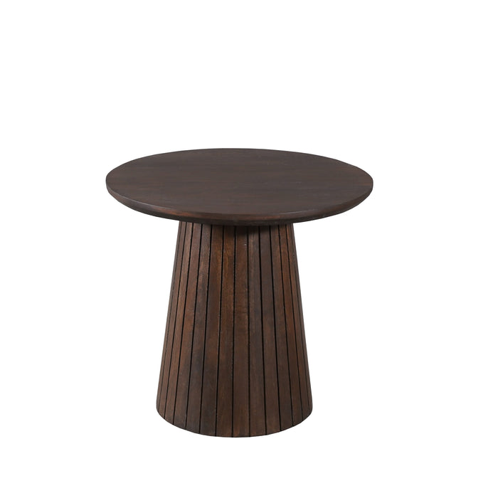 Salontafel Solana Rond | Bruin 50cm