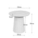 Salontafel Solana Rond | Bruin 50cm