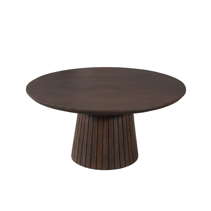 Salontafel Rond Solana | Bruin 80cm