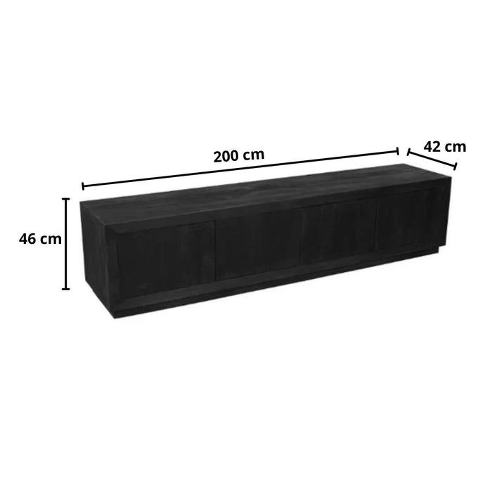 TV-Meubel Brussel | Black 200cm