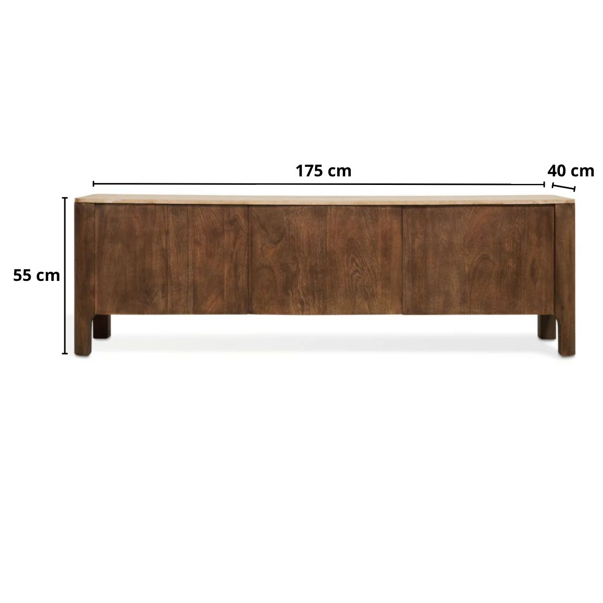 TV-Meubel Nova Marmer | Brown