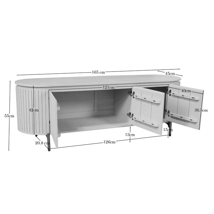 Tv-meubel Solana | Bruin 165cm