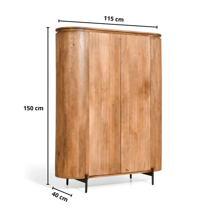 Wandkast Mokka | Lichtbruin  115cm
