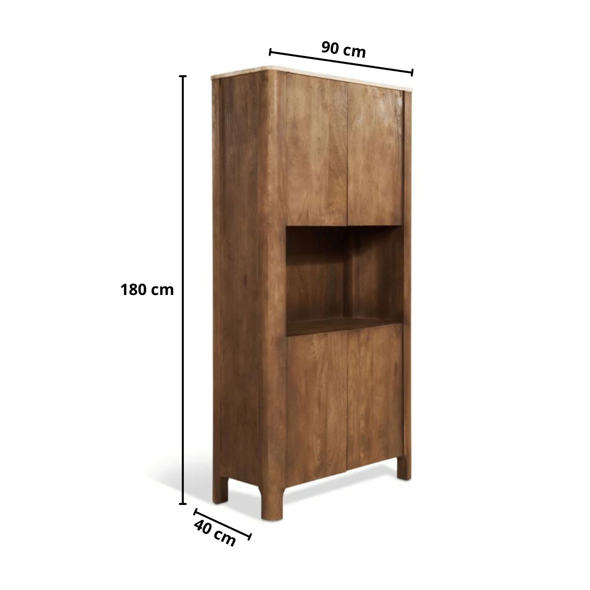 Wandkast Nova Marmer | Brown