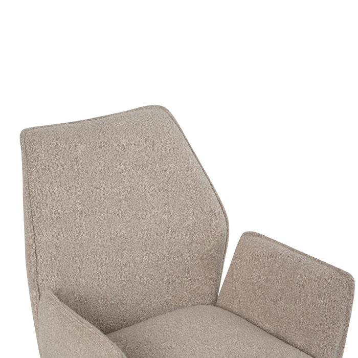 Eetkamerstoel Jill – Bouclé Taupe