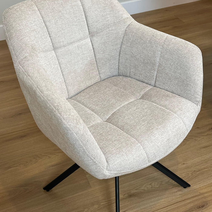 Eetkamerstoel Jesse – Linnen Beige