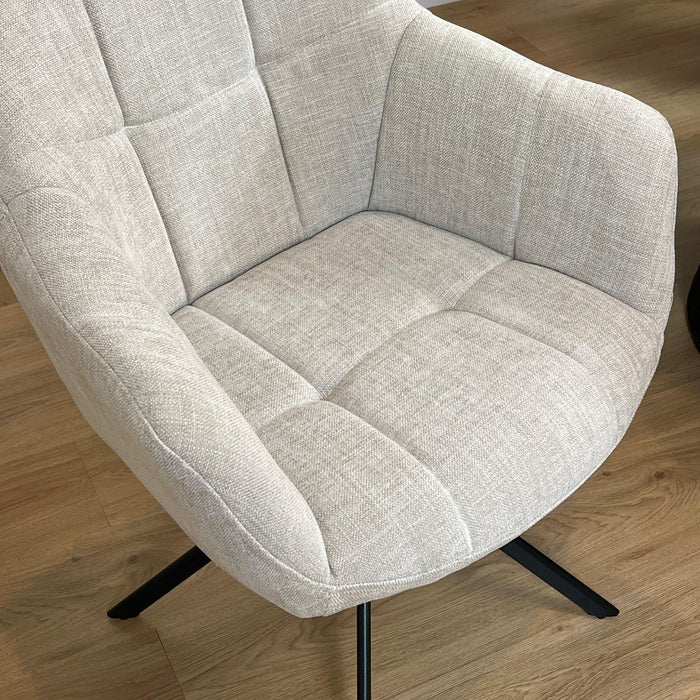 Eetkamerstoel Jesse – Stof Beige