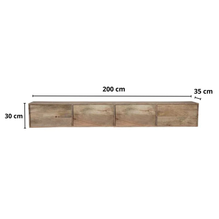 Zwevend TV-Meubel Vision | 200cm