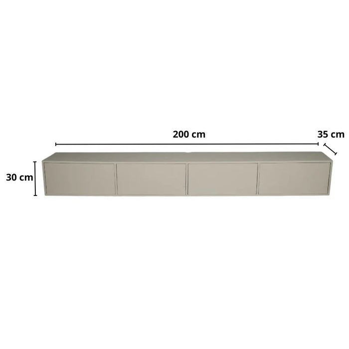 Zwevend TV-Meubel Vision | Sand 160cm
