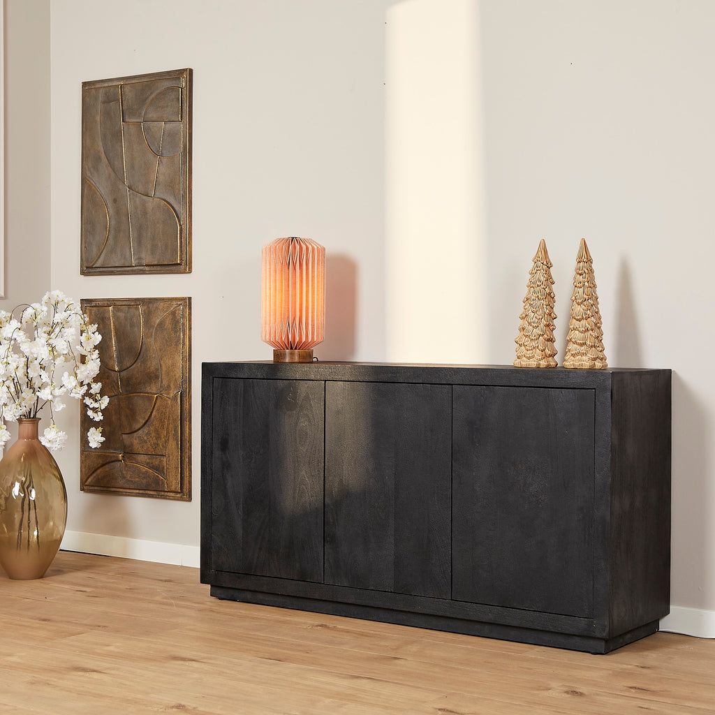 Dressoir Brussel 3 deur | Zwart