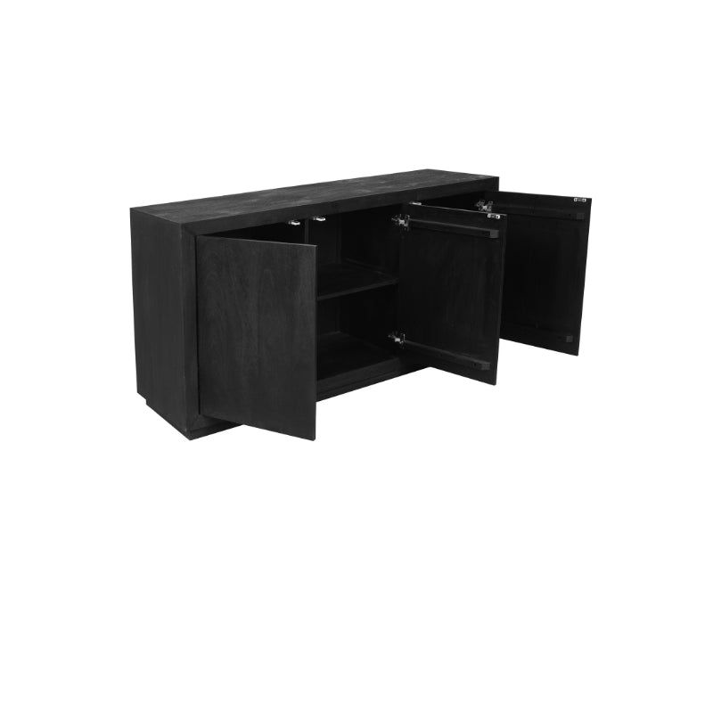 Dressoir Brussel 3 deur | Zwart