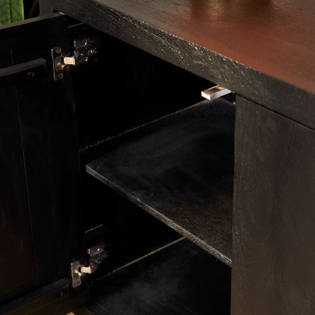 Dressoir Brussel 4 deur | Zwart