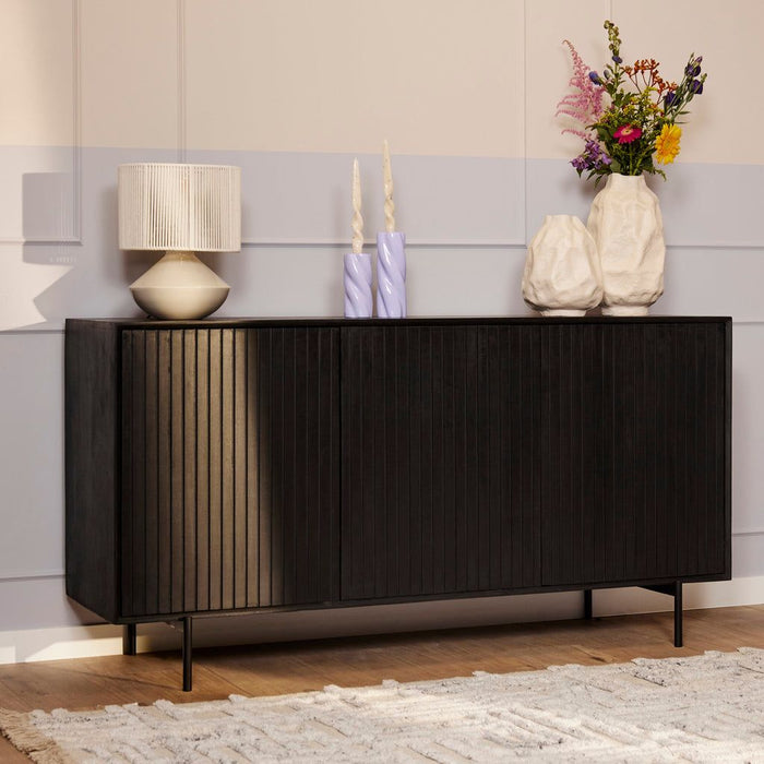 Dressoir Madison | Zwart 165cm