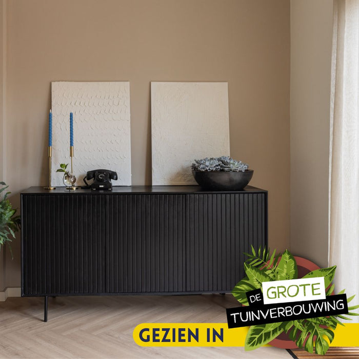 Dressoir Madison | Zwart 165cm