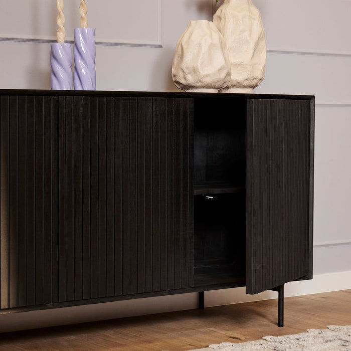 Dressoir Madison | Zwart 165cm