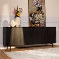 Dressoir Madison | Black 210cm