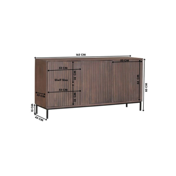 Dressoir Madison Tabacco  | 165 cm