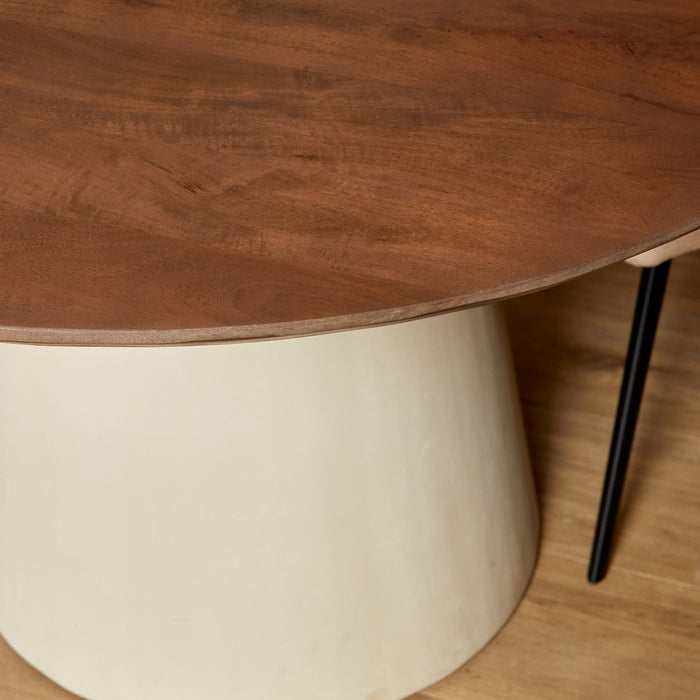 Eettafel Madison Walnut - 150cm | Rond