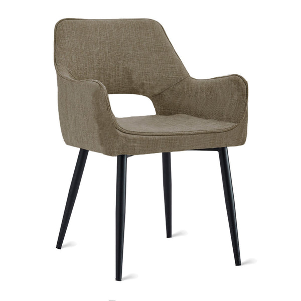 Eetkamerstoel Ray – Stof Truffel