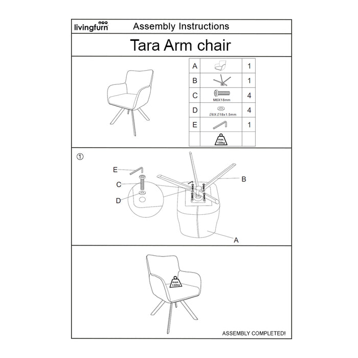 Eetkamerstoel Tara | Beige