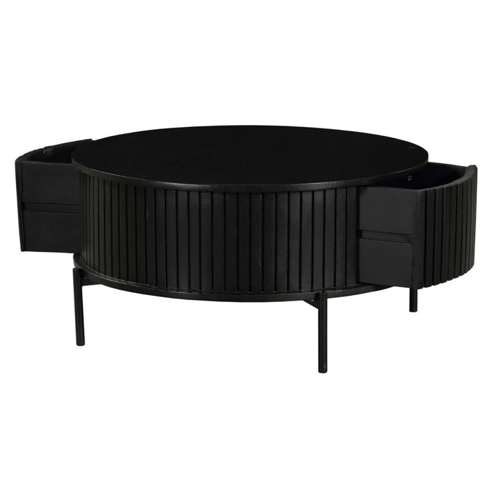 Salontafel Madison | Zwart Ø80cm