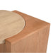 Bijzettafel Numa Vierkant | Naturel 60cm