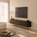 Zwevend TV Meubel Rivano | Basalt Bruin 220cm