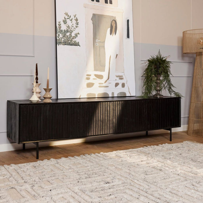 TV-Meubel Madison | Zwart 210cm
