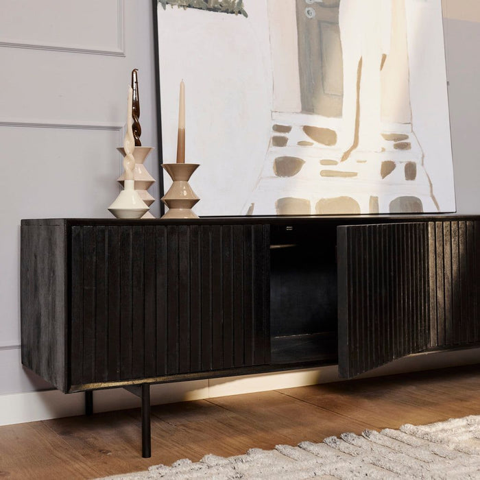 TV-Meubel Madison | Zwart 210cm